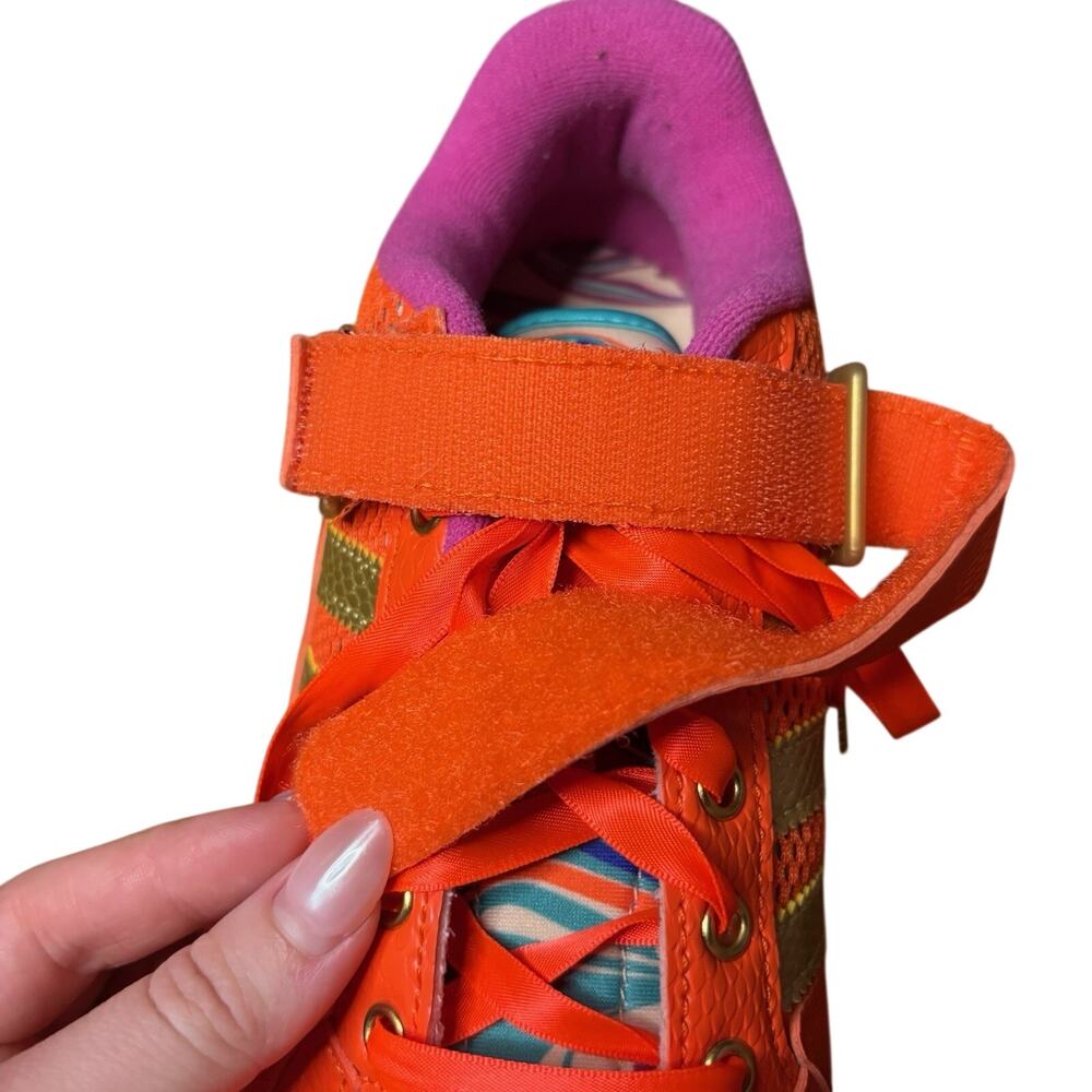 Adidas Originals Forum Triple Platform Lo Sneakers Women's Sz 7 Carnival Orange - Picture 7 of 9